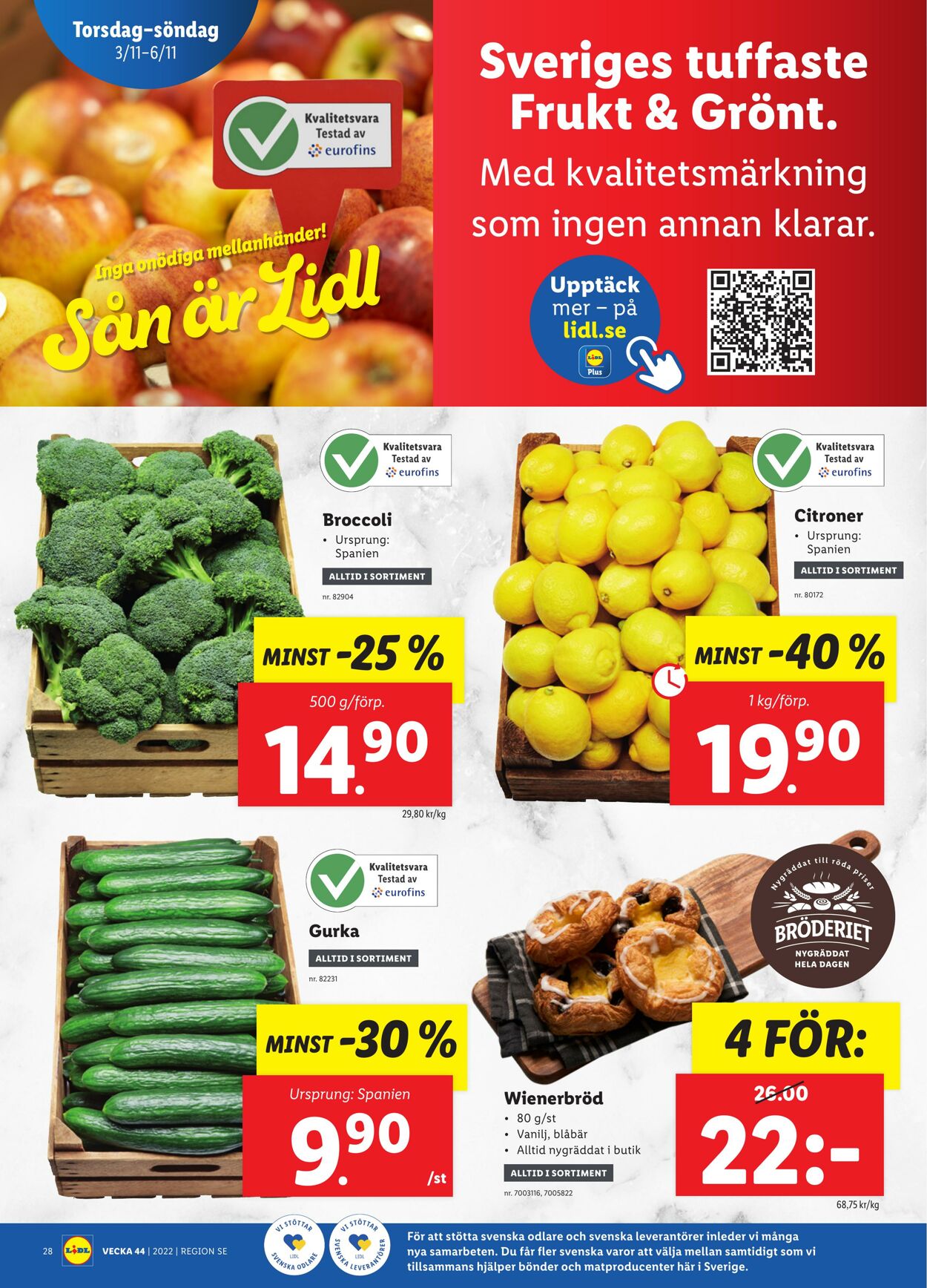 Erbjudanden Lidl 31.10.2022 - 06.11.2022