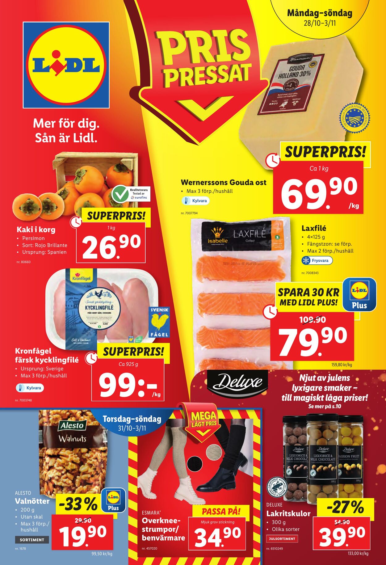 Erbjudanden Lidl 28.10.2024 - 03.11.2024