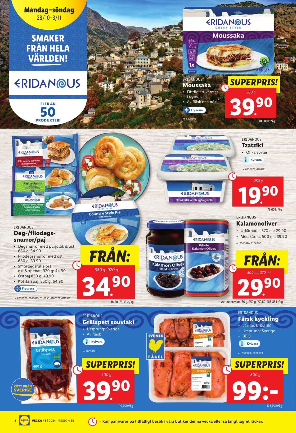 Erbjudanden Lidl 28.10.2024 - 03.11.2024