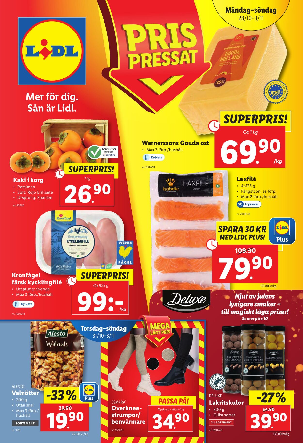 Erbjudanden Lidl 28.10.2024 - 03.11.2024