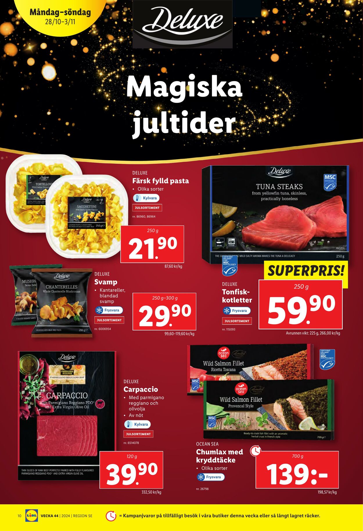 Erbjudanden Lidl 28.10.2024 - 03.11.2024