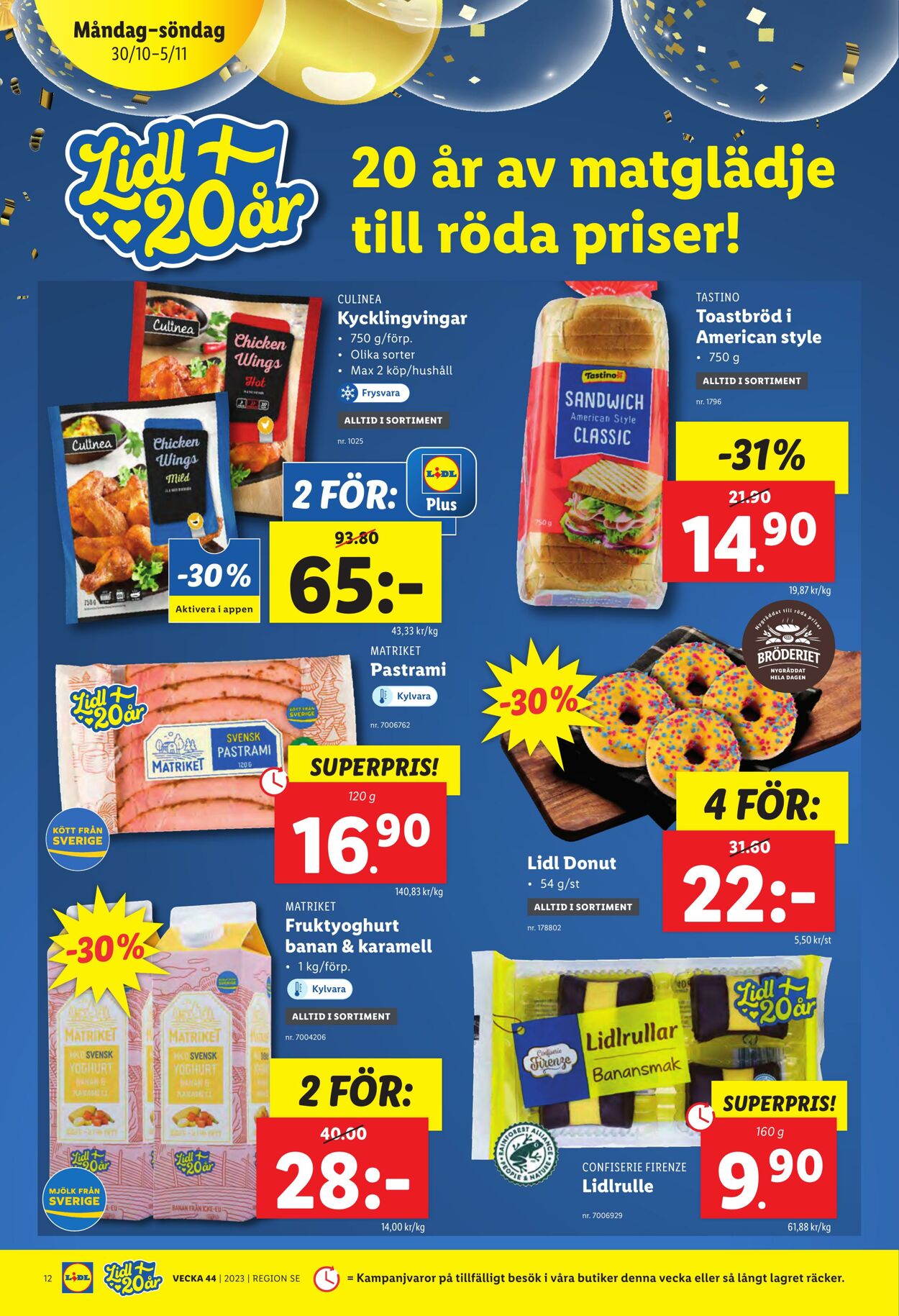 Erbjudanden Lidl 30.10.2023 - 05.11.2023