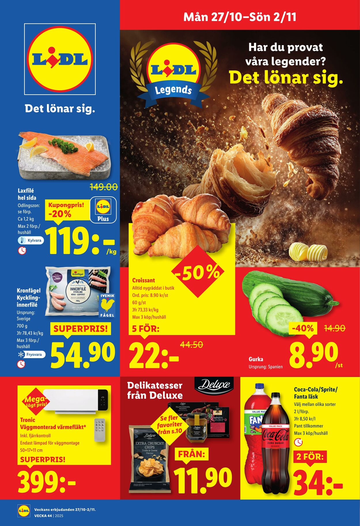 Erbjudanden Lidl 27.10.2025 - 02.11.2025