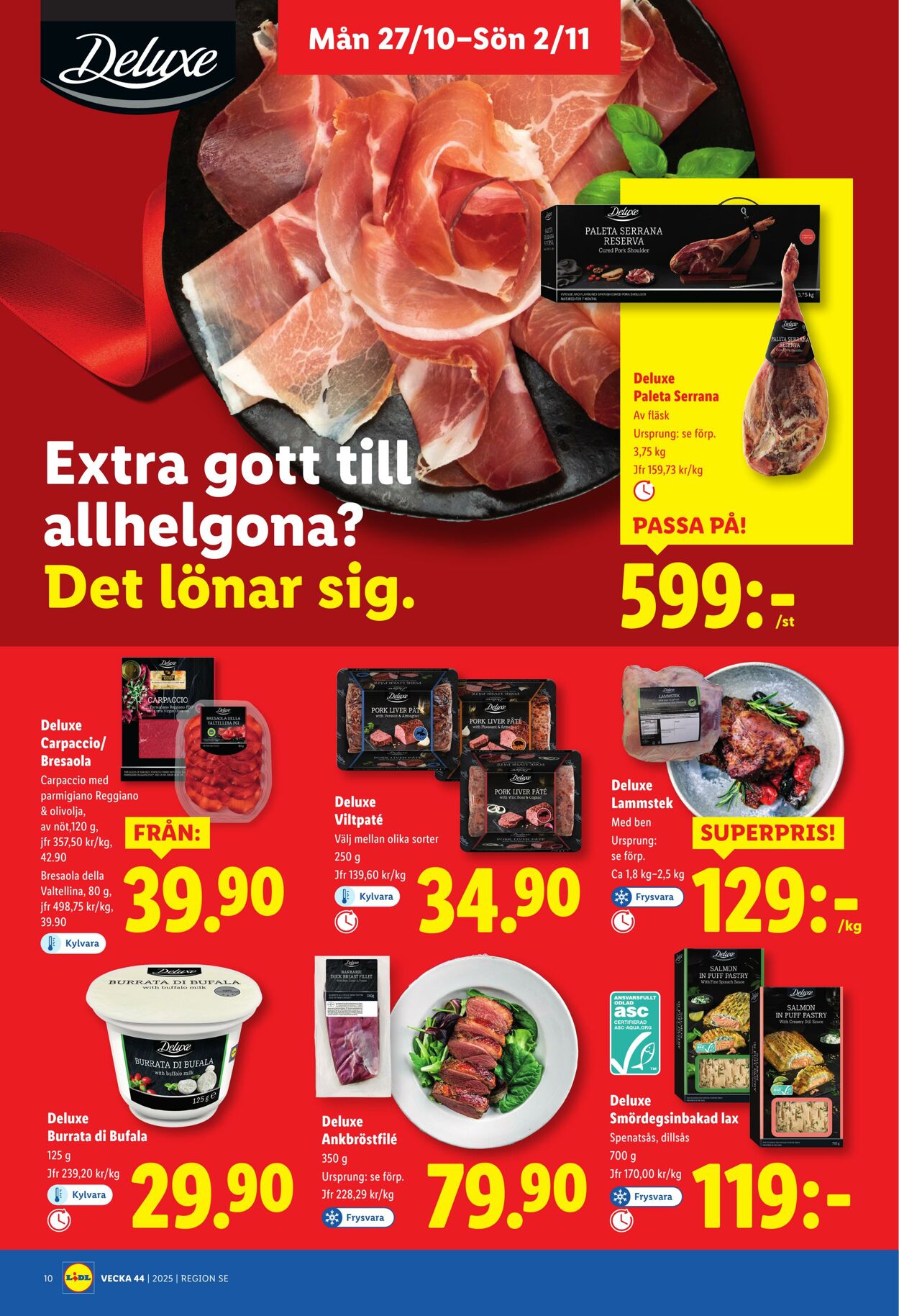 Erbjudanden Lidl 27.10.2025 - 02.11.2025