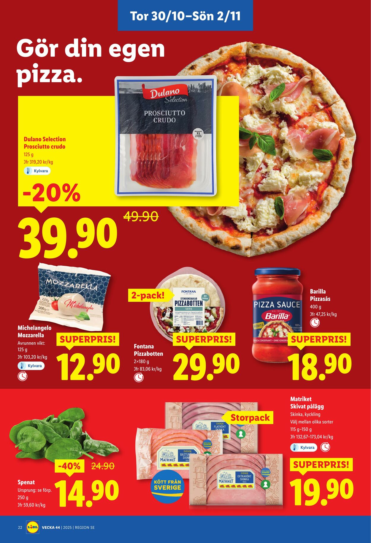Erbjudanden Lidl 27.10.2025 - 02.11.2025