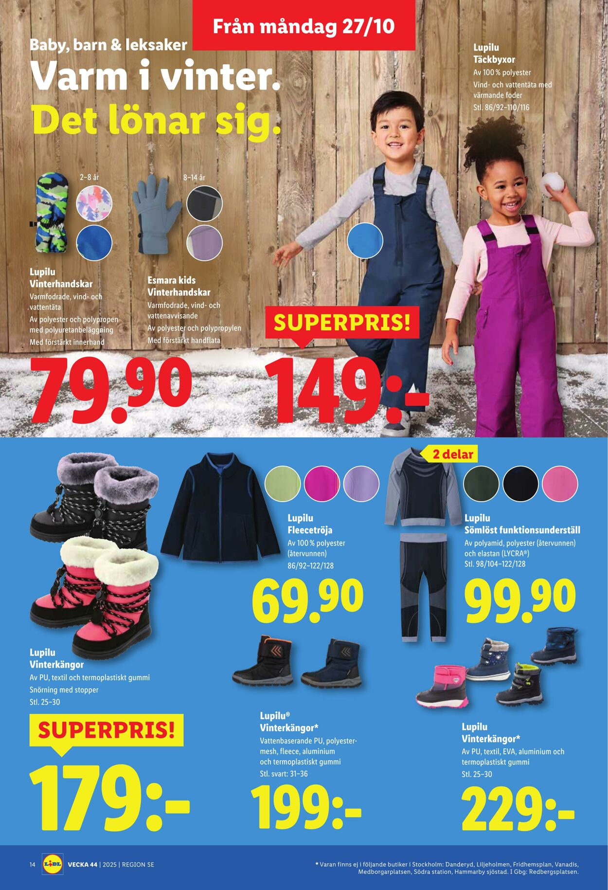 Erbjudanden Lidl 27.10.2025 - 02.11.2025