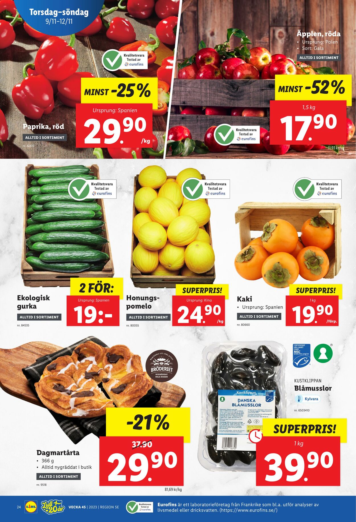 Erbjudanden Lidl 06.11.2023 - 12.11.2023