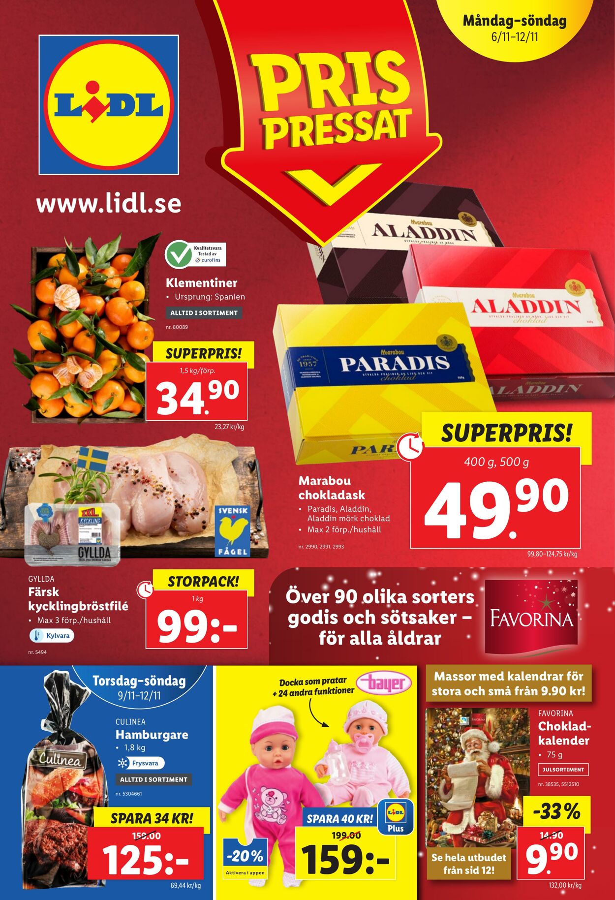 Erbjudanden Lidl 06.11.2023 - 12.11.2023