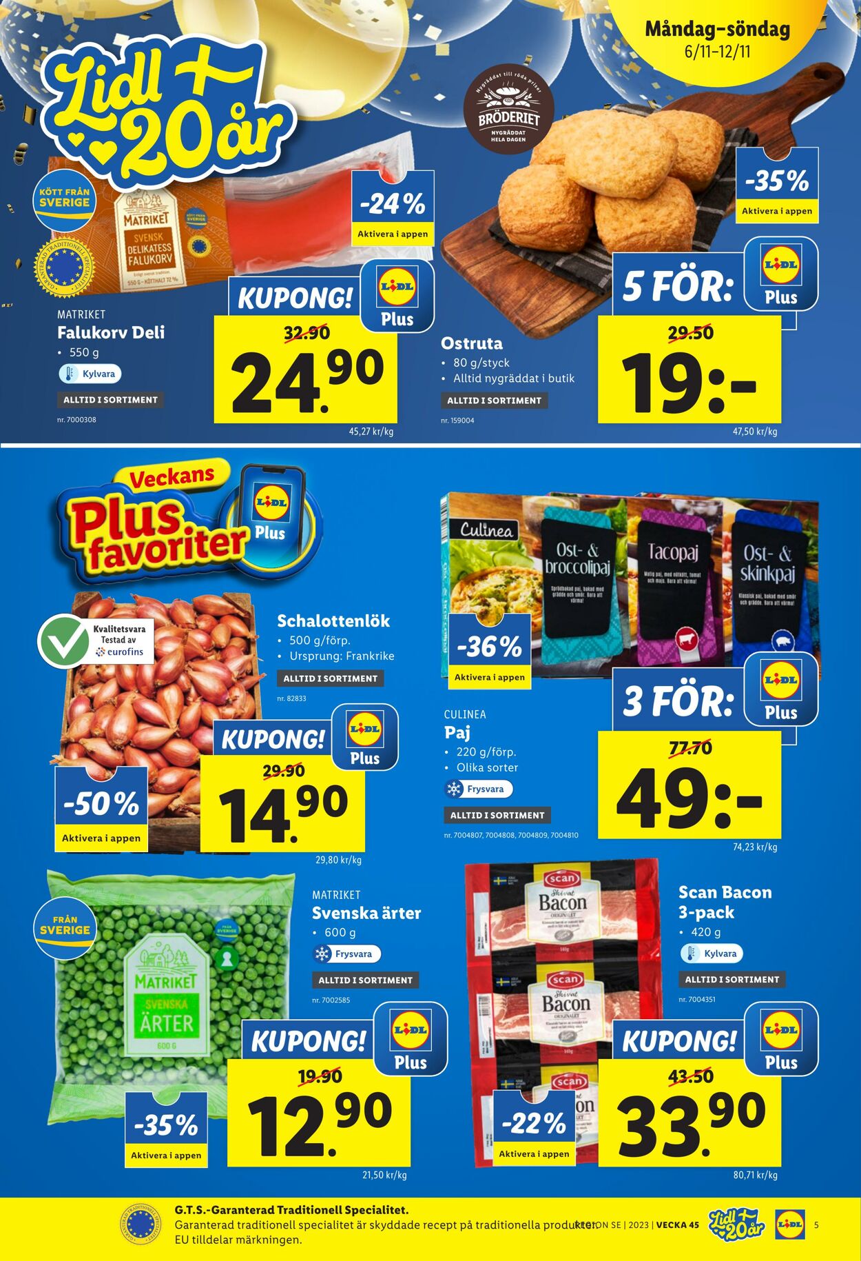 Erbjudanden Lidl 06.11.2023 - 12.11.2023