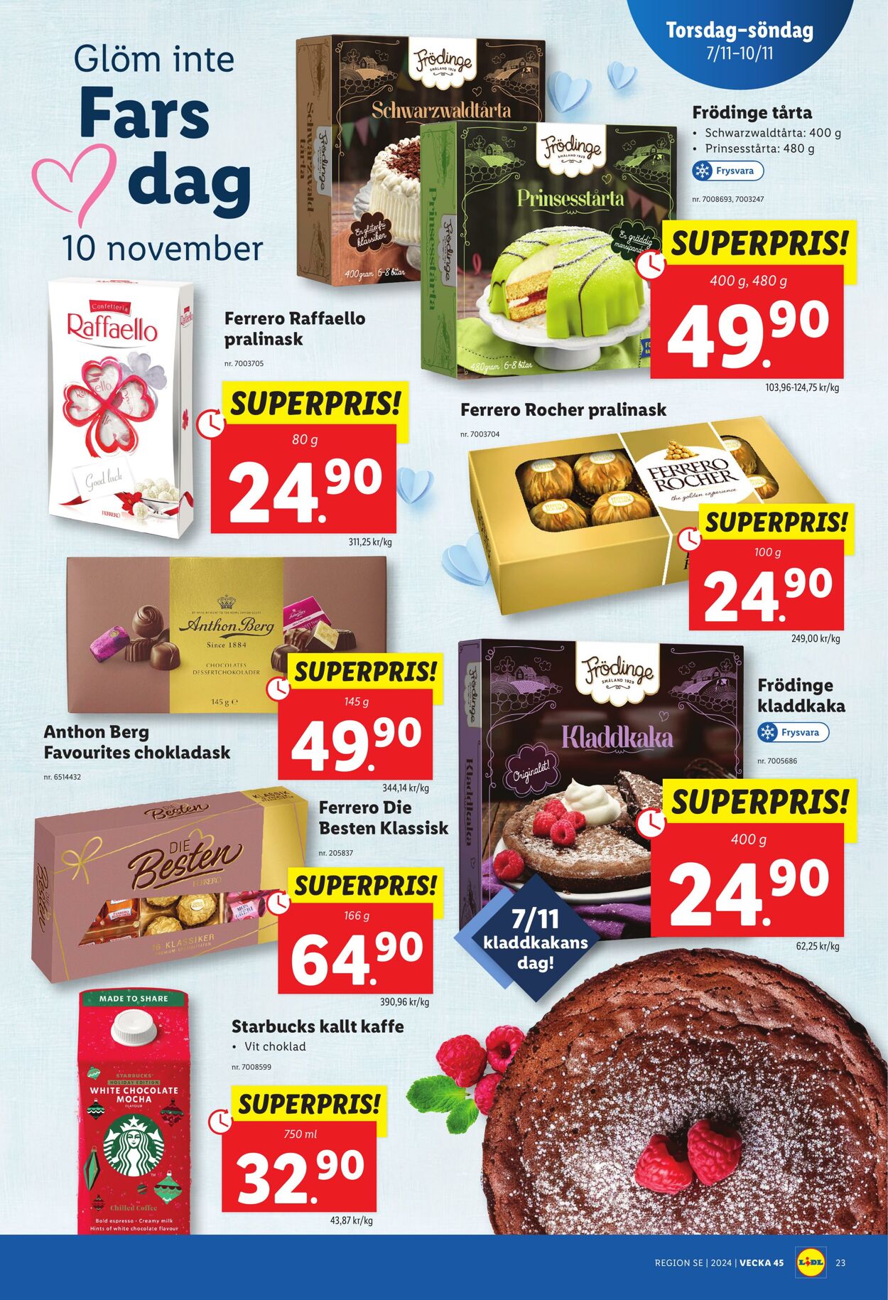 Erbjudanden Lidl 04.11.2024 - 10.11.2024