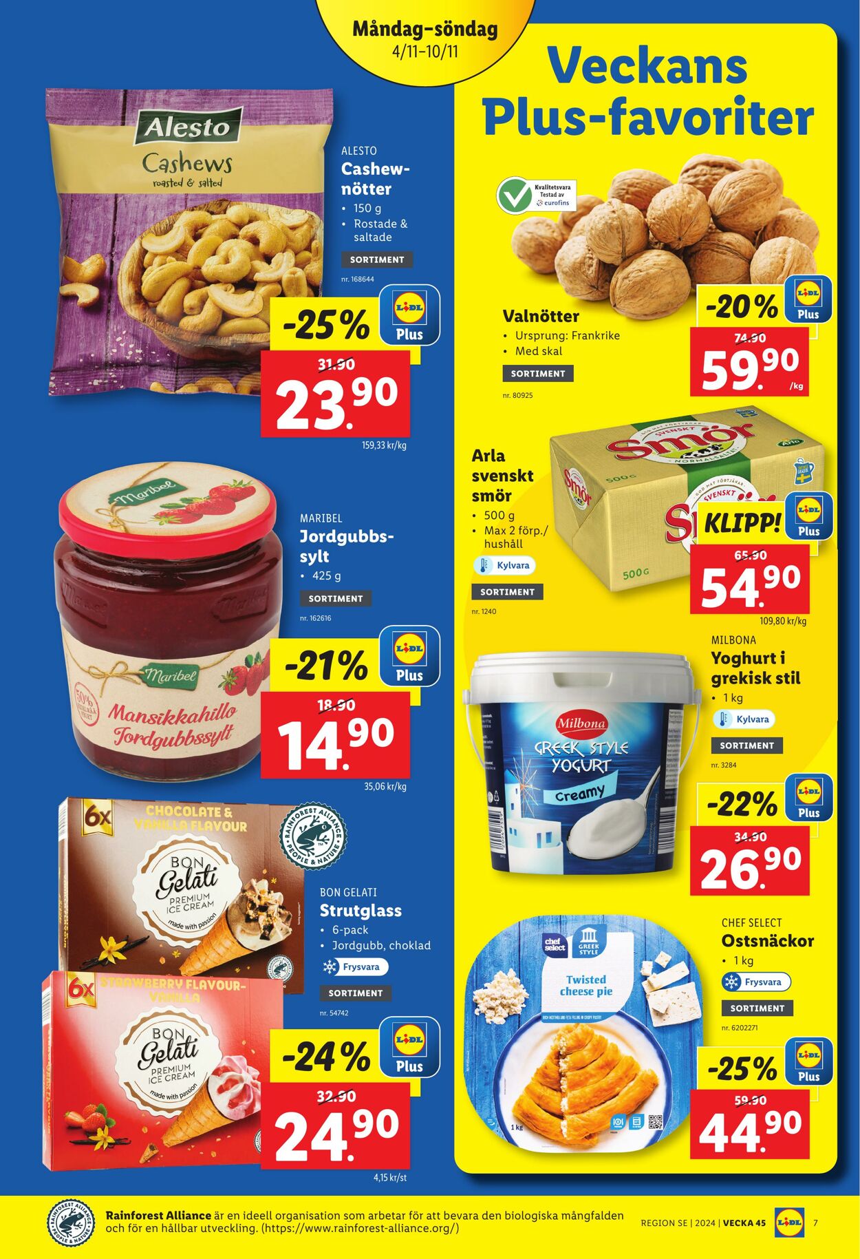 Erbjudanden Lidl 04.11.2024 - 10.11.2024