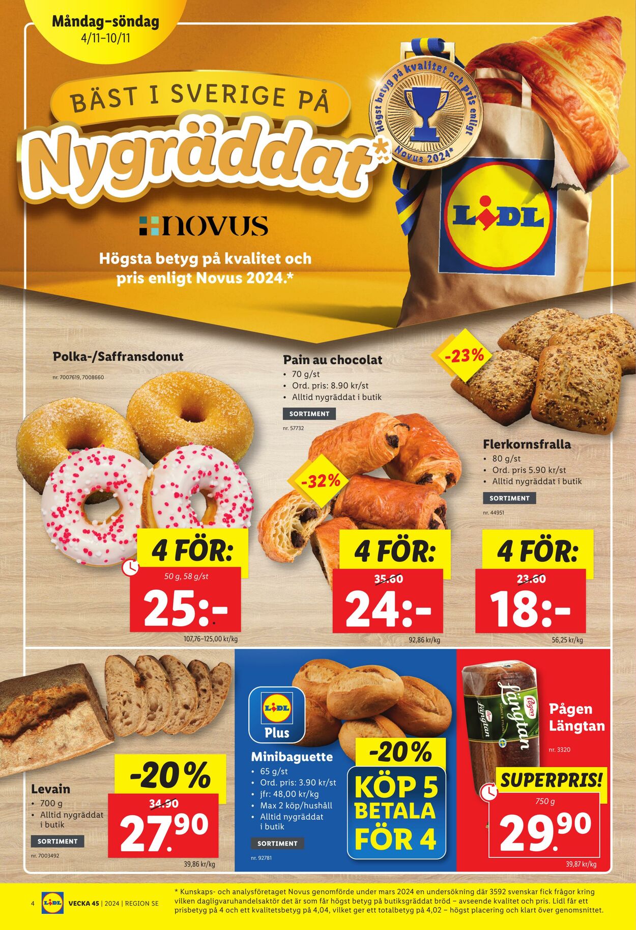 Erbjudanden Lidl 04.11.2024 - 10.11.2024