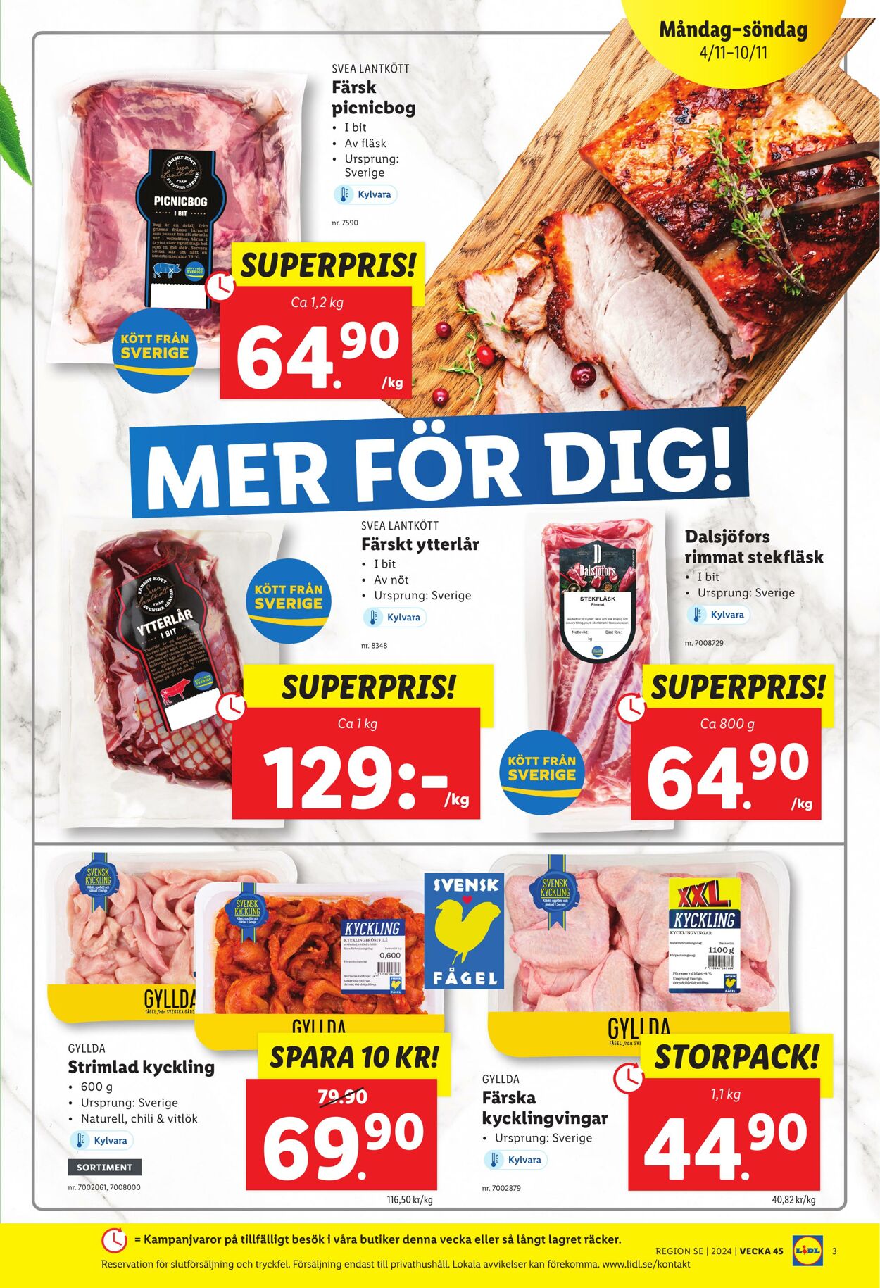 Erbjudanden Lidl 04.11.2024 - 10.11.2024