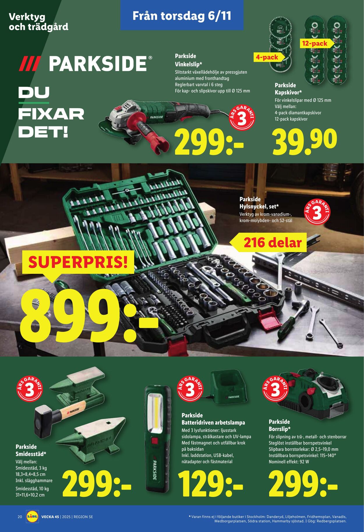 Erbjudanden Lidl 03.11.2025 - 09.11.2025