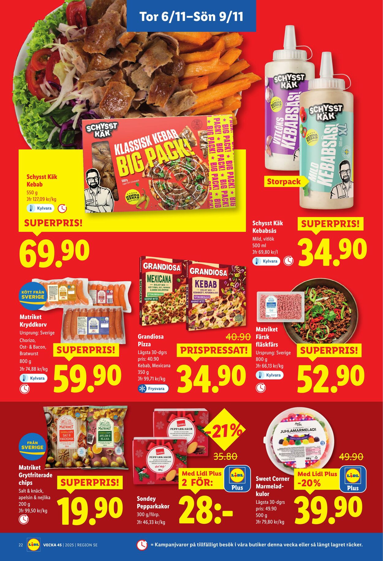 Erbjudanden Lidl 03.11.2025 - 09.11.2025