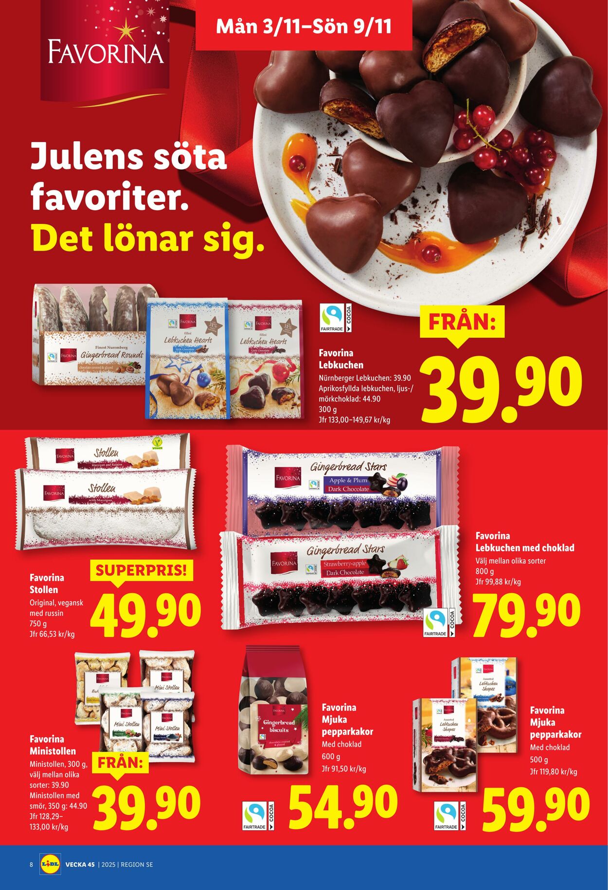 Erbjudanden Lidl 03.11.2025 - 09.11.2025
