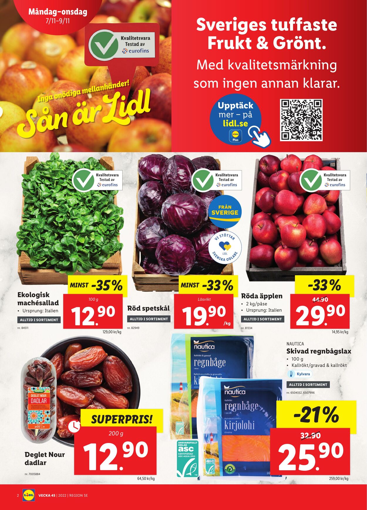 Erbjudanden Lidl 07.11.2022 - 13.11.2022