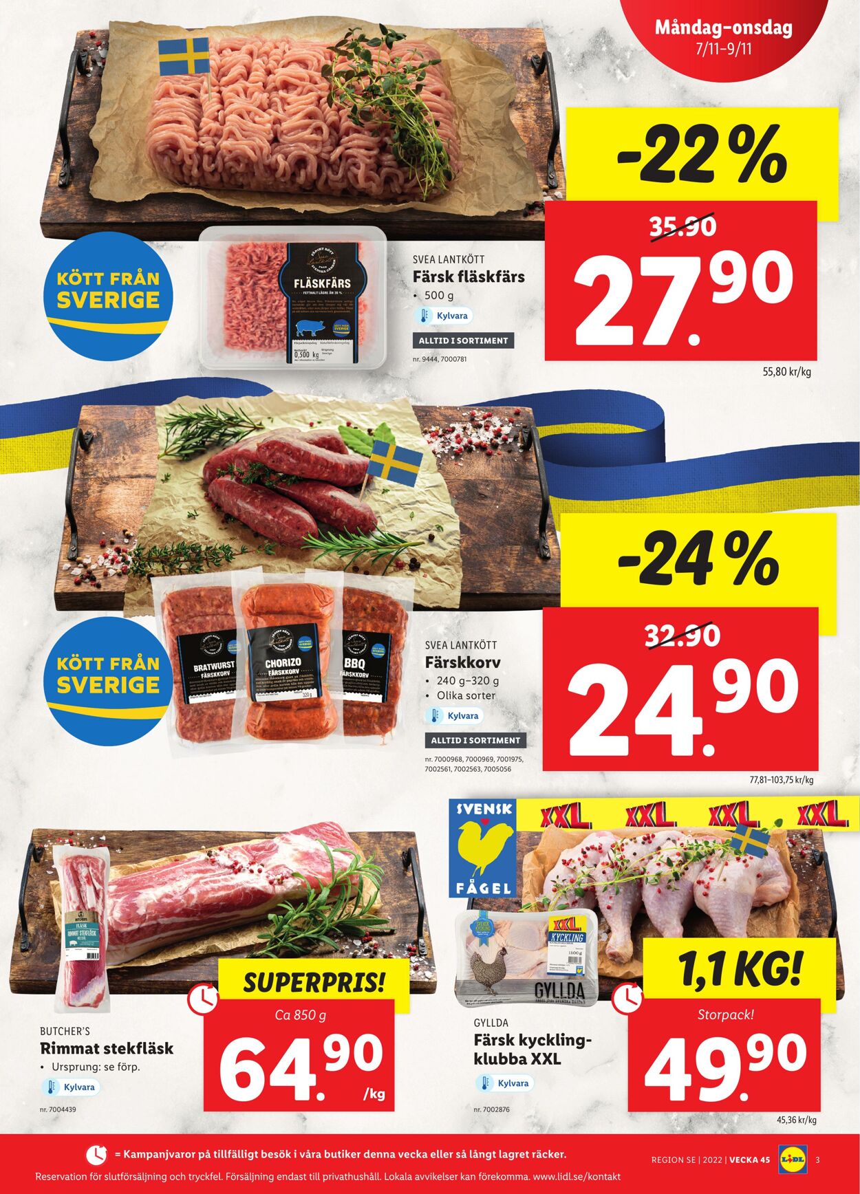 Erbjudanden Lidl 07.11.2022 - 13.11.2022