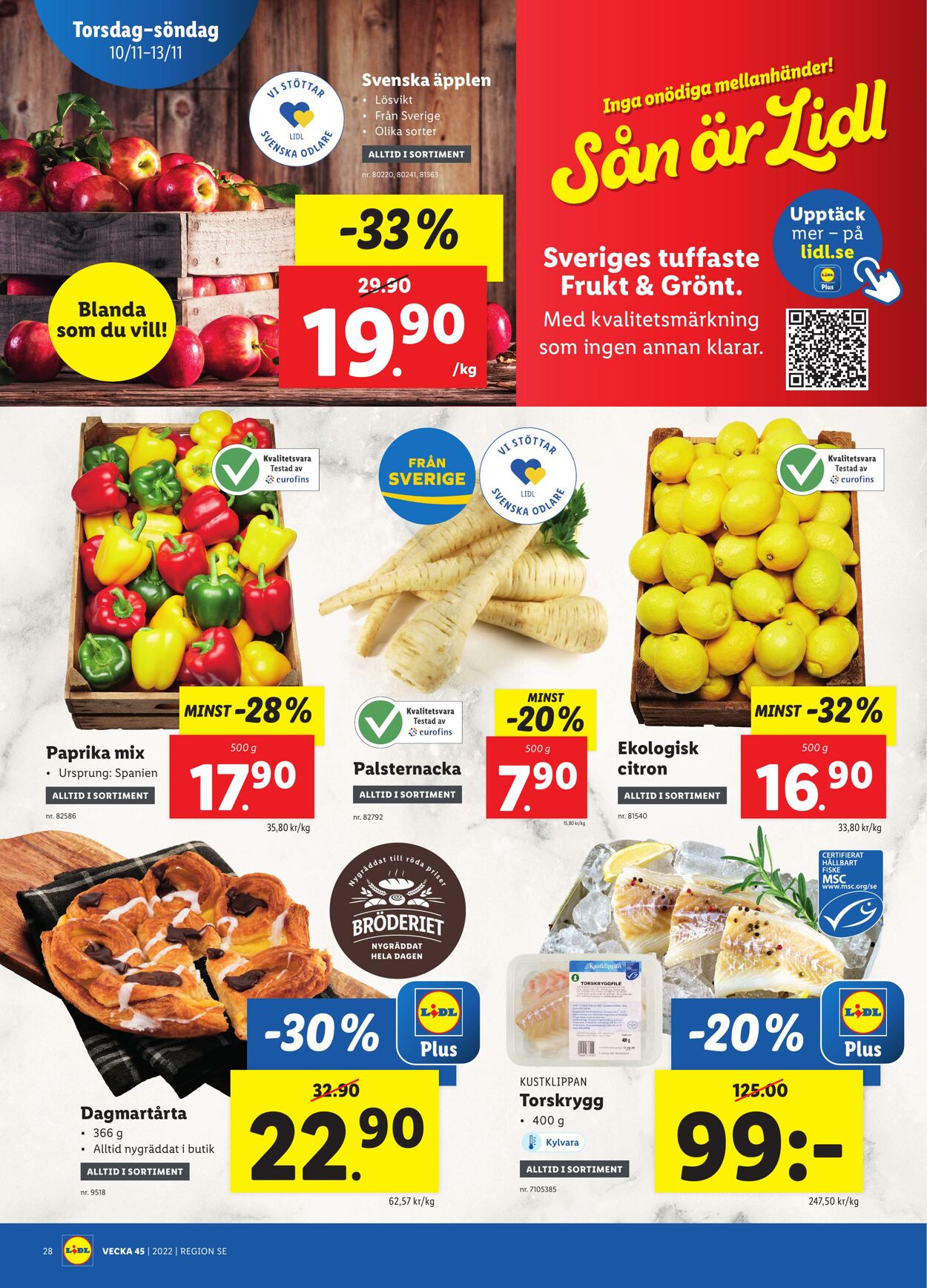 Erbjudanden Lidl 07.11.2022 - 13.11.2022