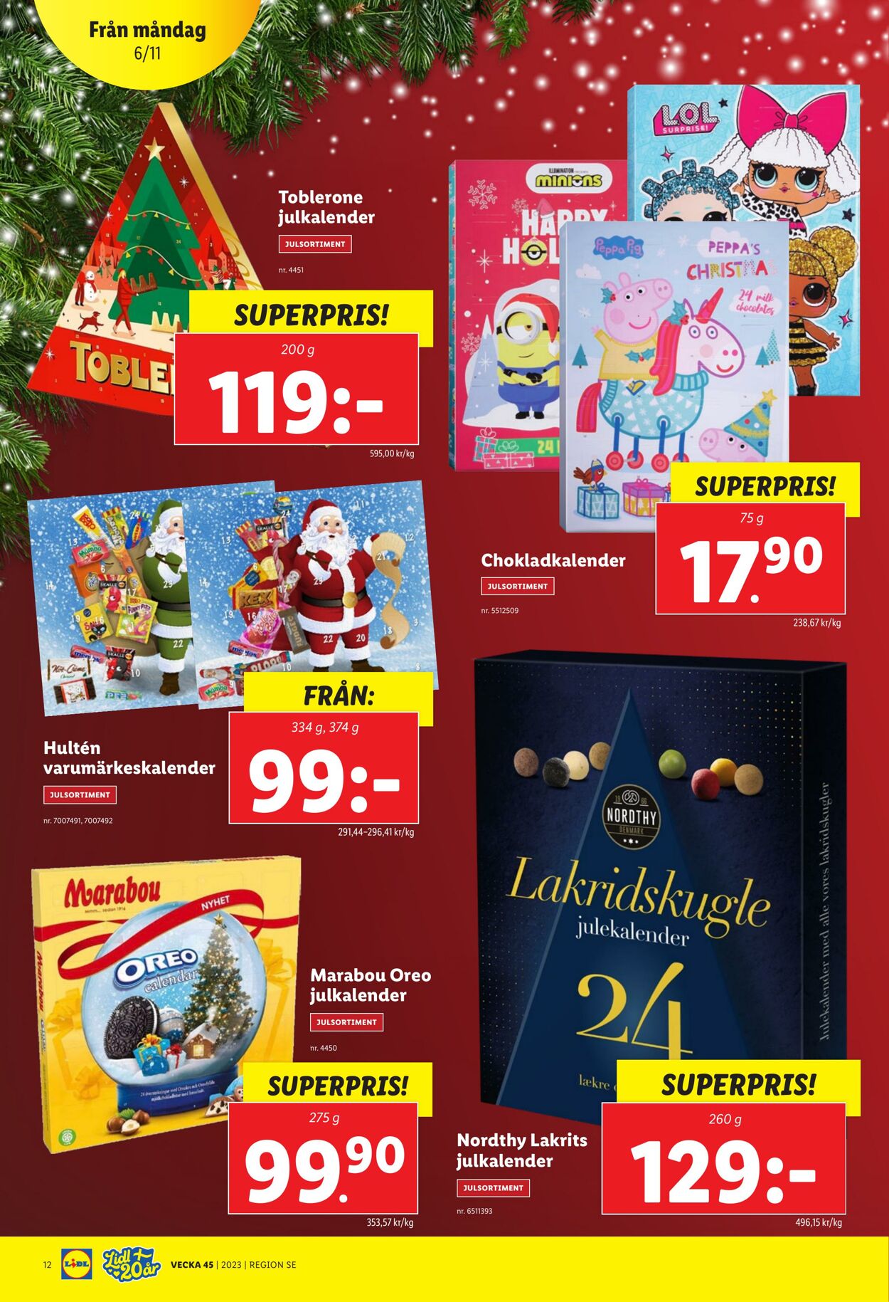 Erbjudanden Lidl 06.11.2023 - 12.11.2023