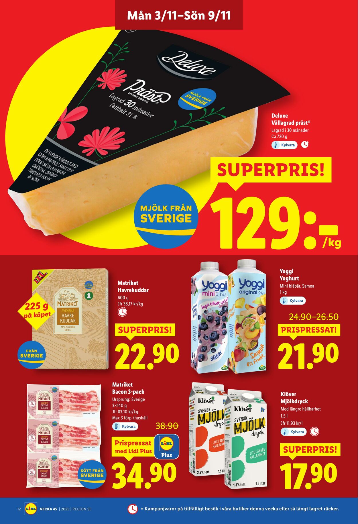 Erbjudanden Lidl 03.11.2025 - 09.11.2025
