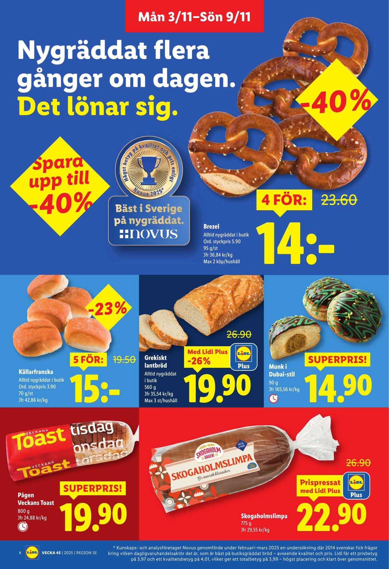 Erbjudanden Lidl 03.11.2025 - 09.11.2025