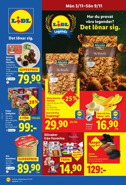 Erbjudanden Lidl 03.11.2025 - 09.11.2025