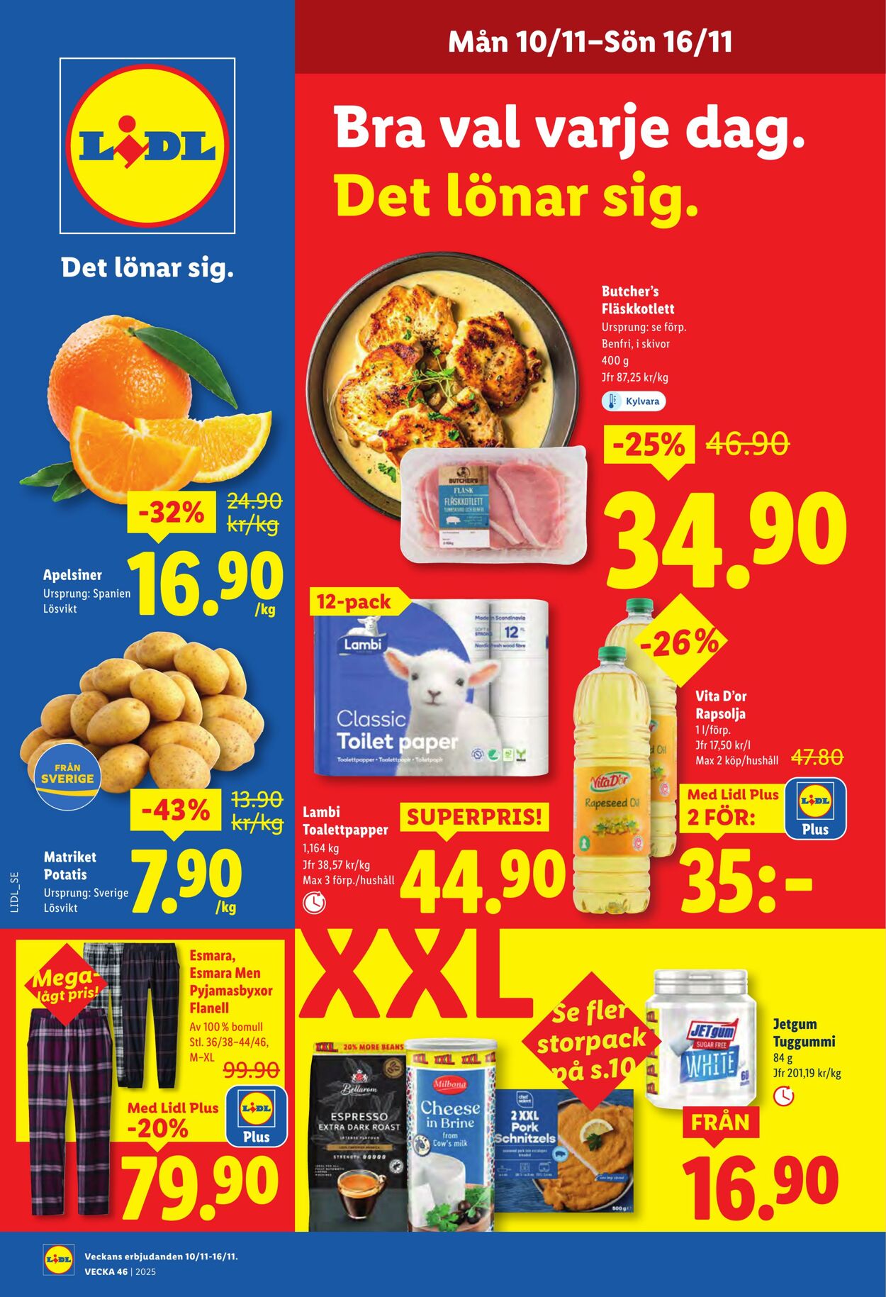 Erbjudanden Lidl 10.11.2025 - 16.11.2025