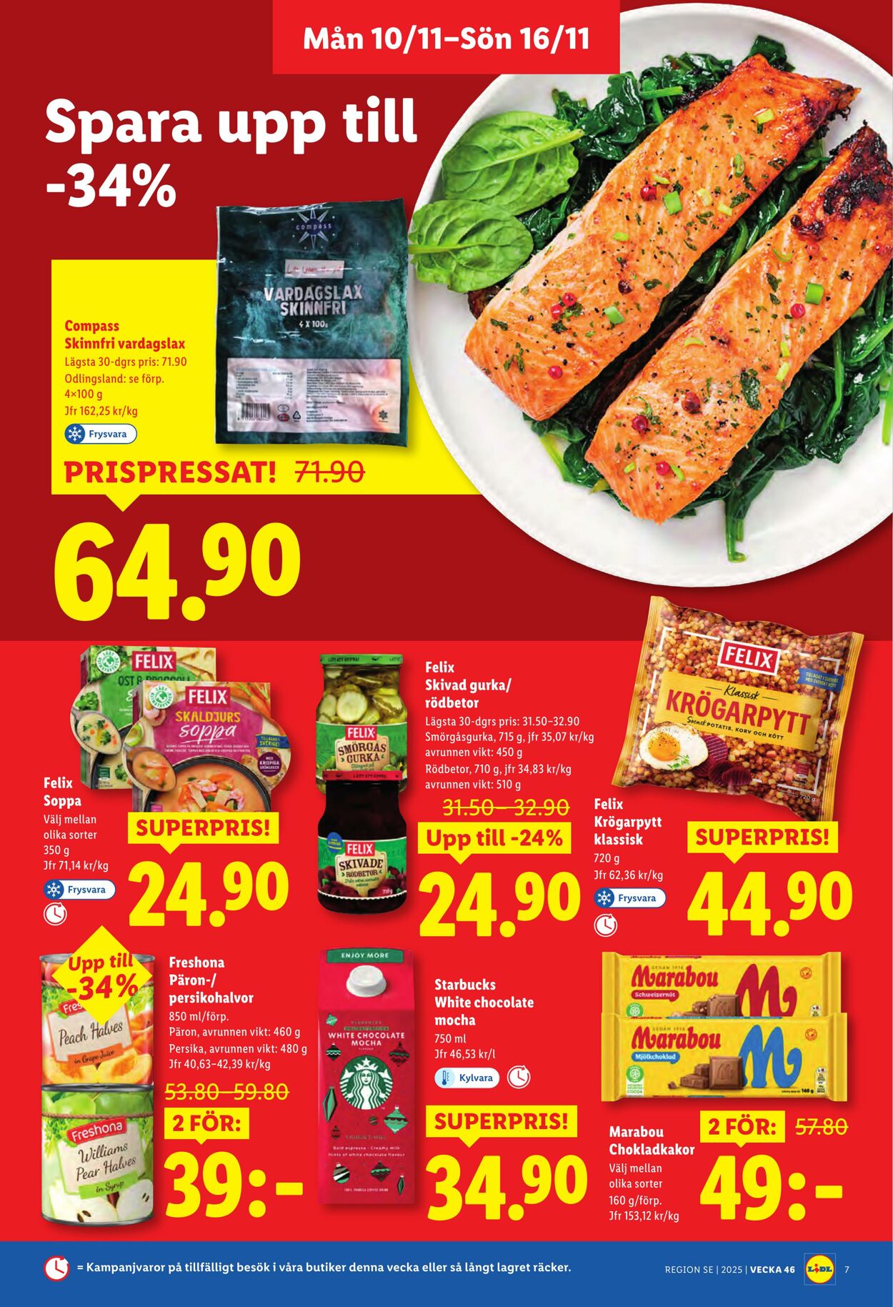 Erbjudanden Lidl 10.11.2025 - 16.11.2025