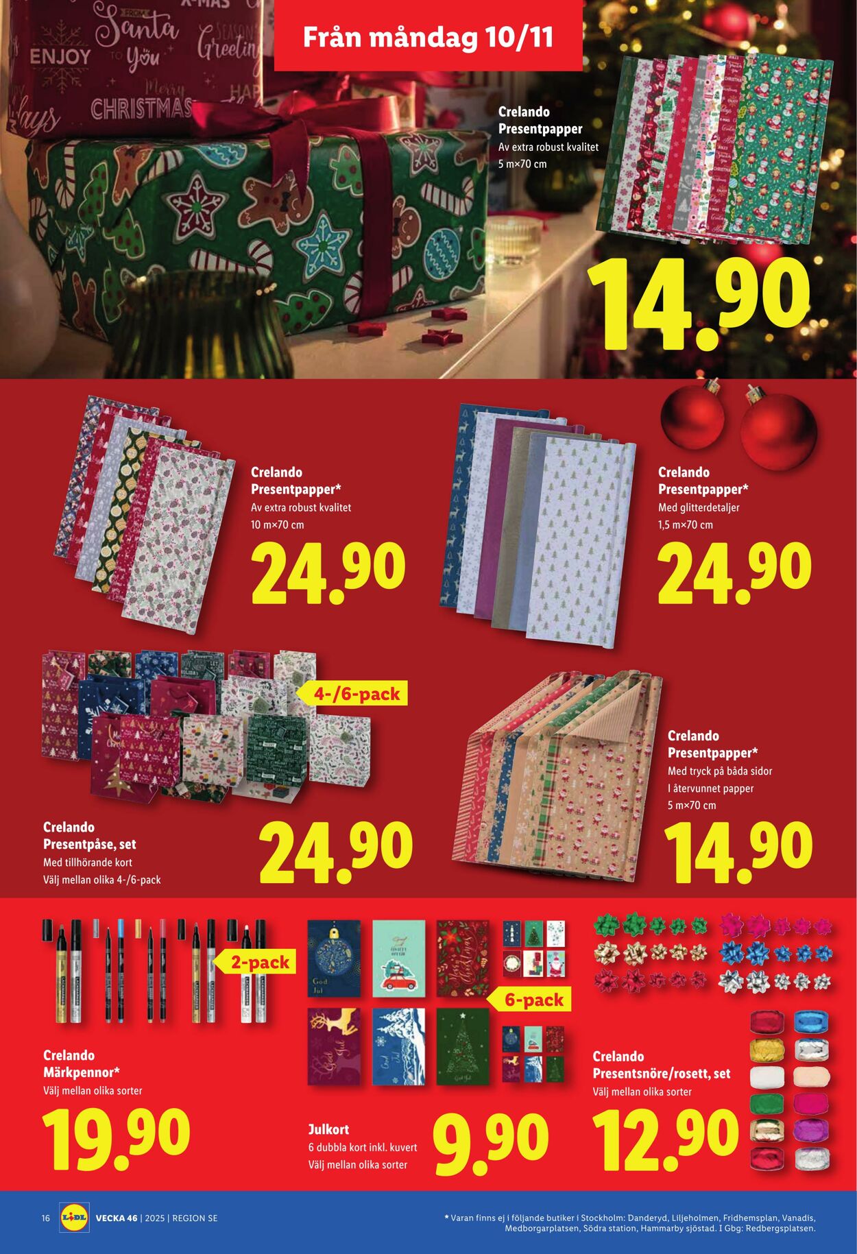 Erbjudanden Lidl 10.11.2025 - 16.11.2025