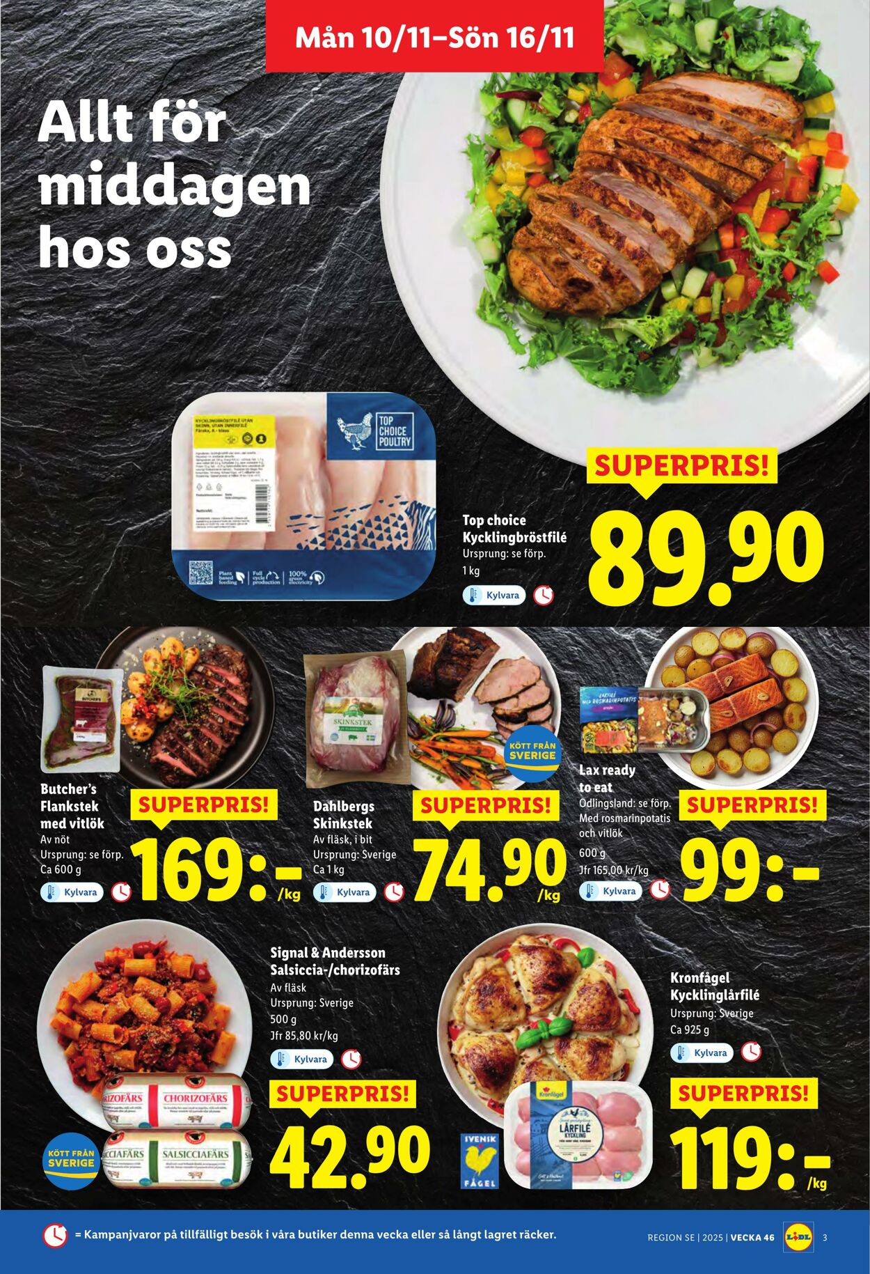 Erbjudanden Lidl 10.11.2025 - 16.11.2025