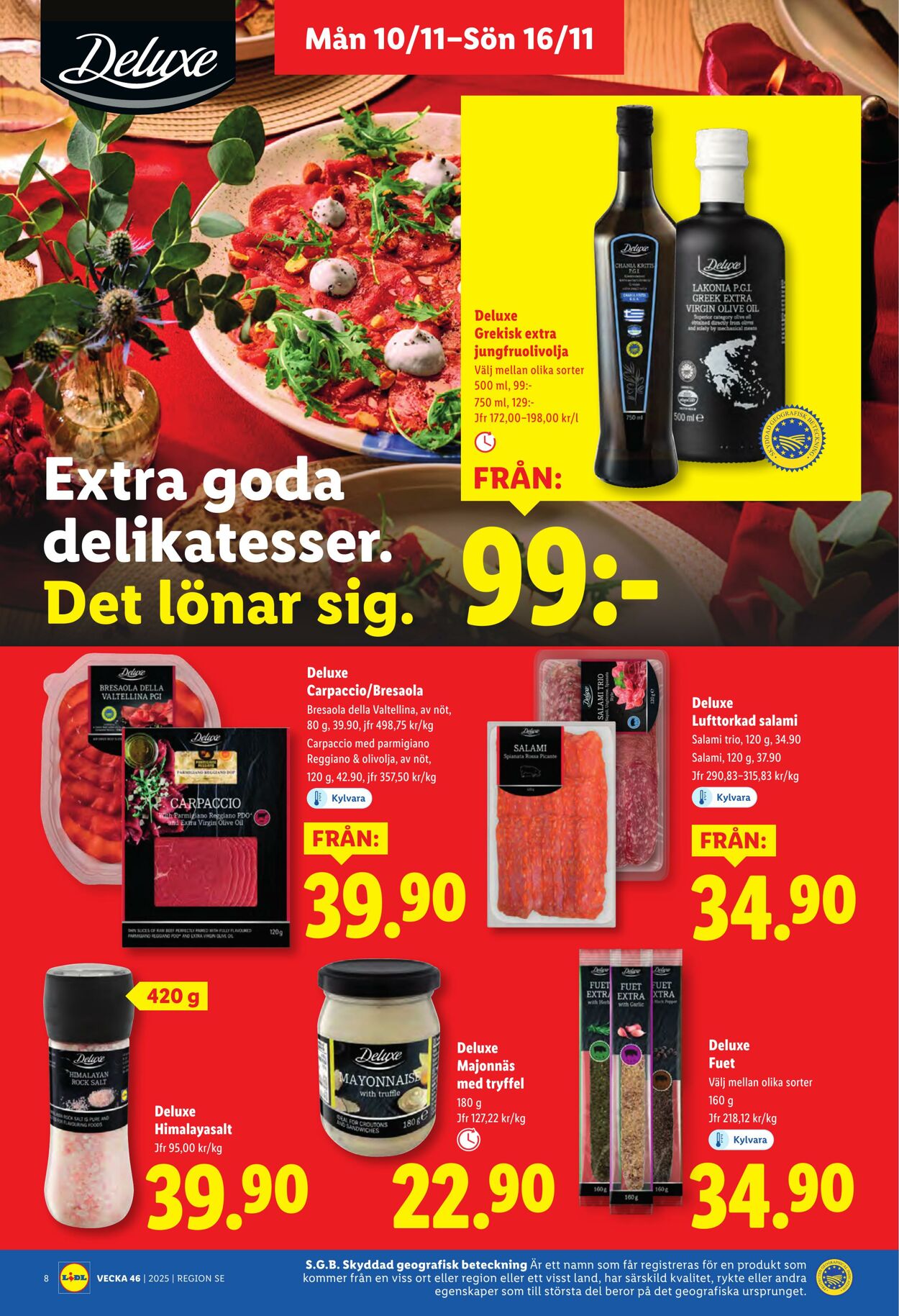 Erbjudanden Lidl 10.11.2025 - 16.11.2025