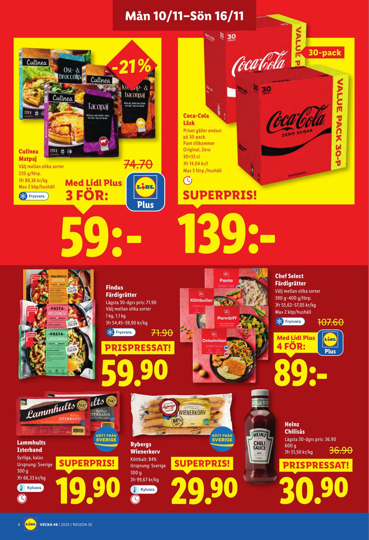 Erbjudanden Lidl 10.11.2025 - 16.11.2025