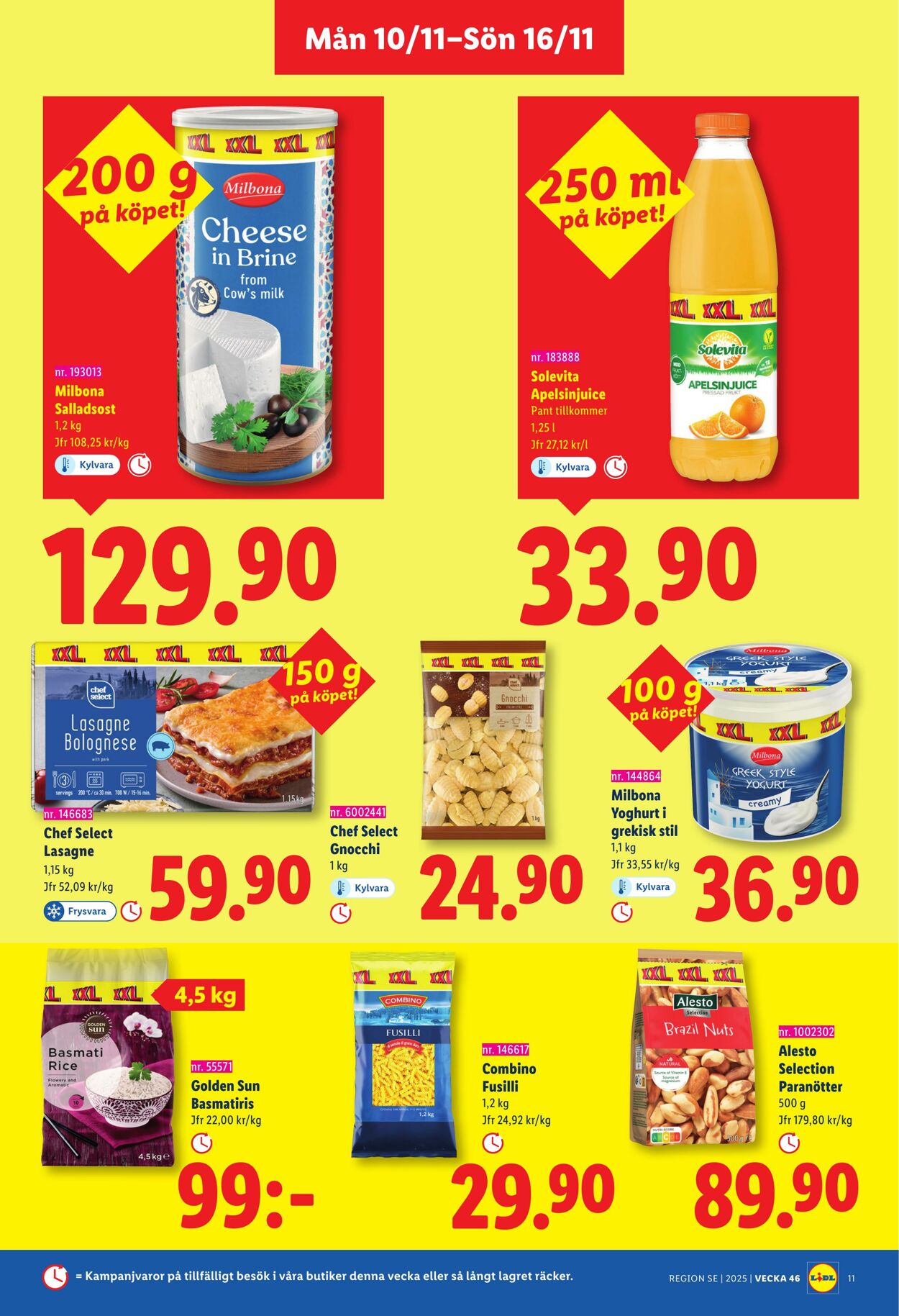 Erbjudanden Lidl 10.11.2025 - 16.11.2025