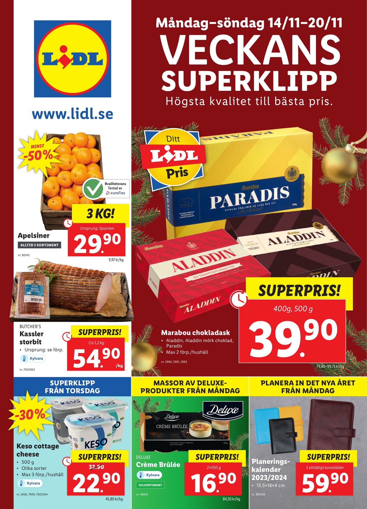 Erbjudanden Lidl 14.11.2022 - 20.11.2022