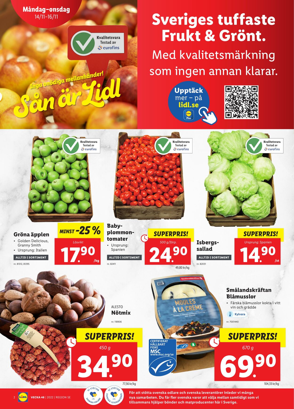 Erbjudanden Lidl 14.11.2022 - 20.11.2022