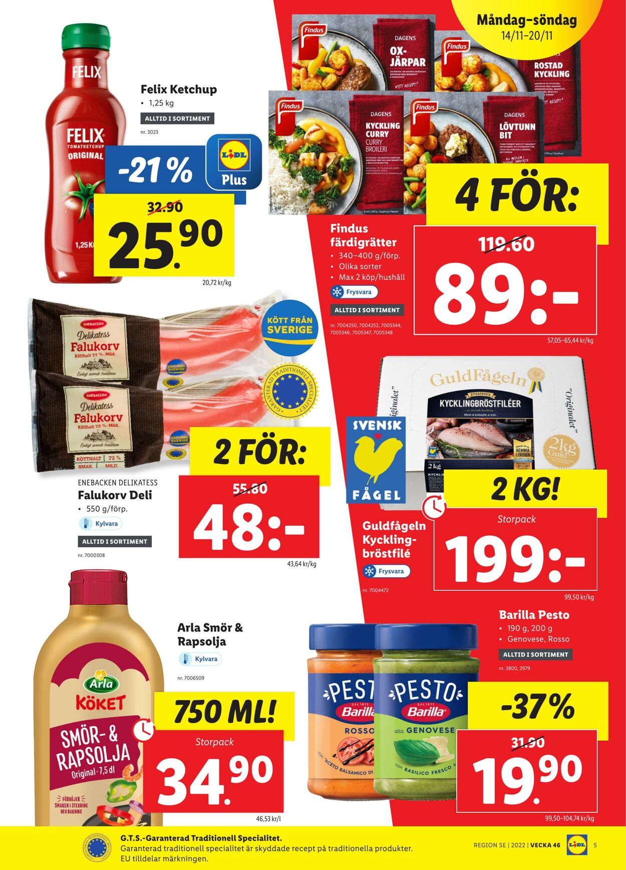 Erbjudanden Lidl 14.11.2022 - 20.11.2022