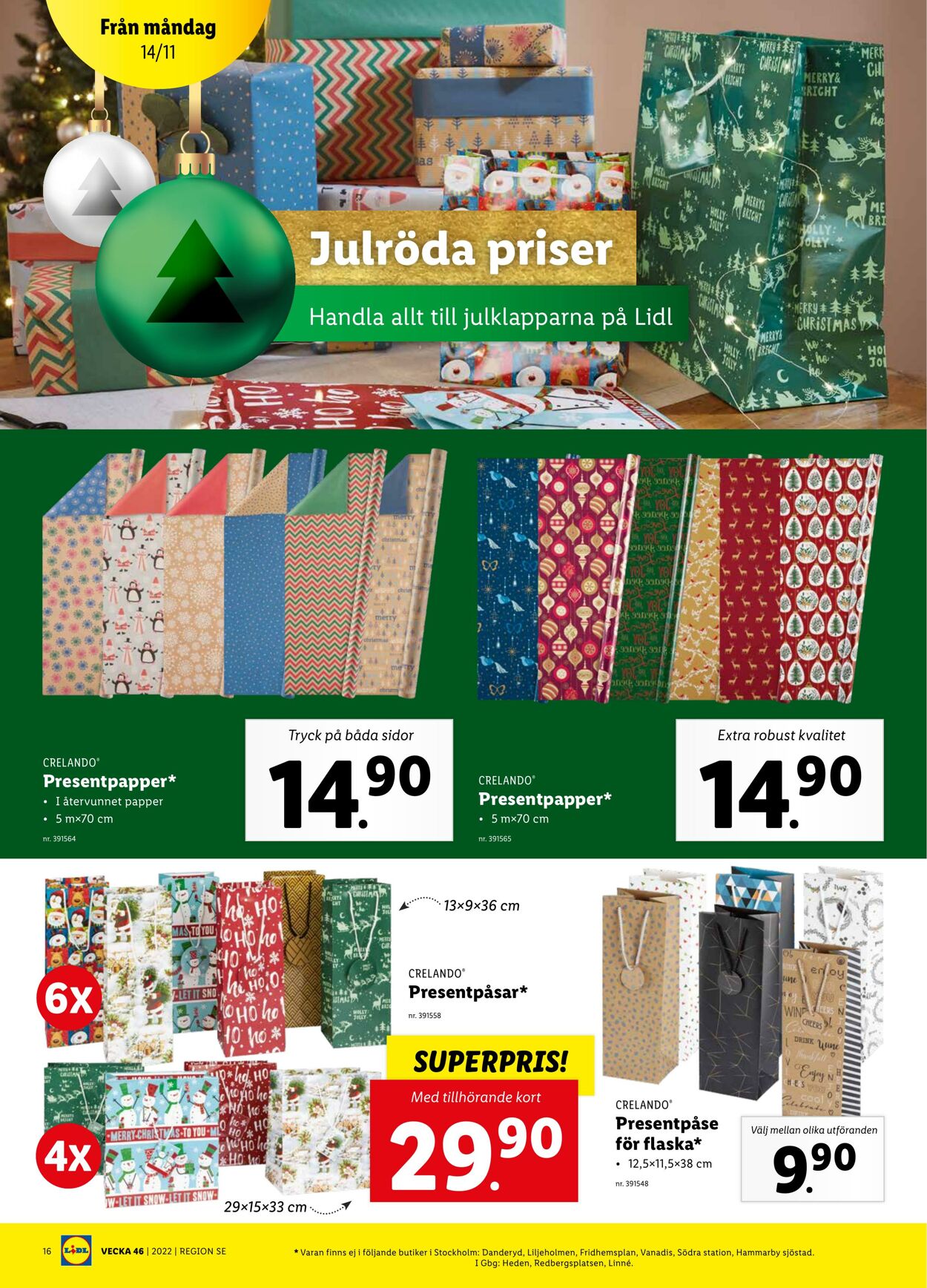 Erbjudanden Lidl 14.11.2022 - 20.11.2022