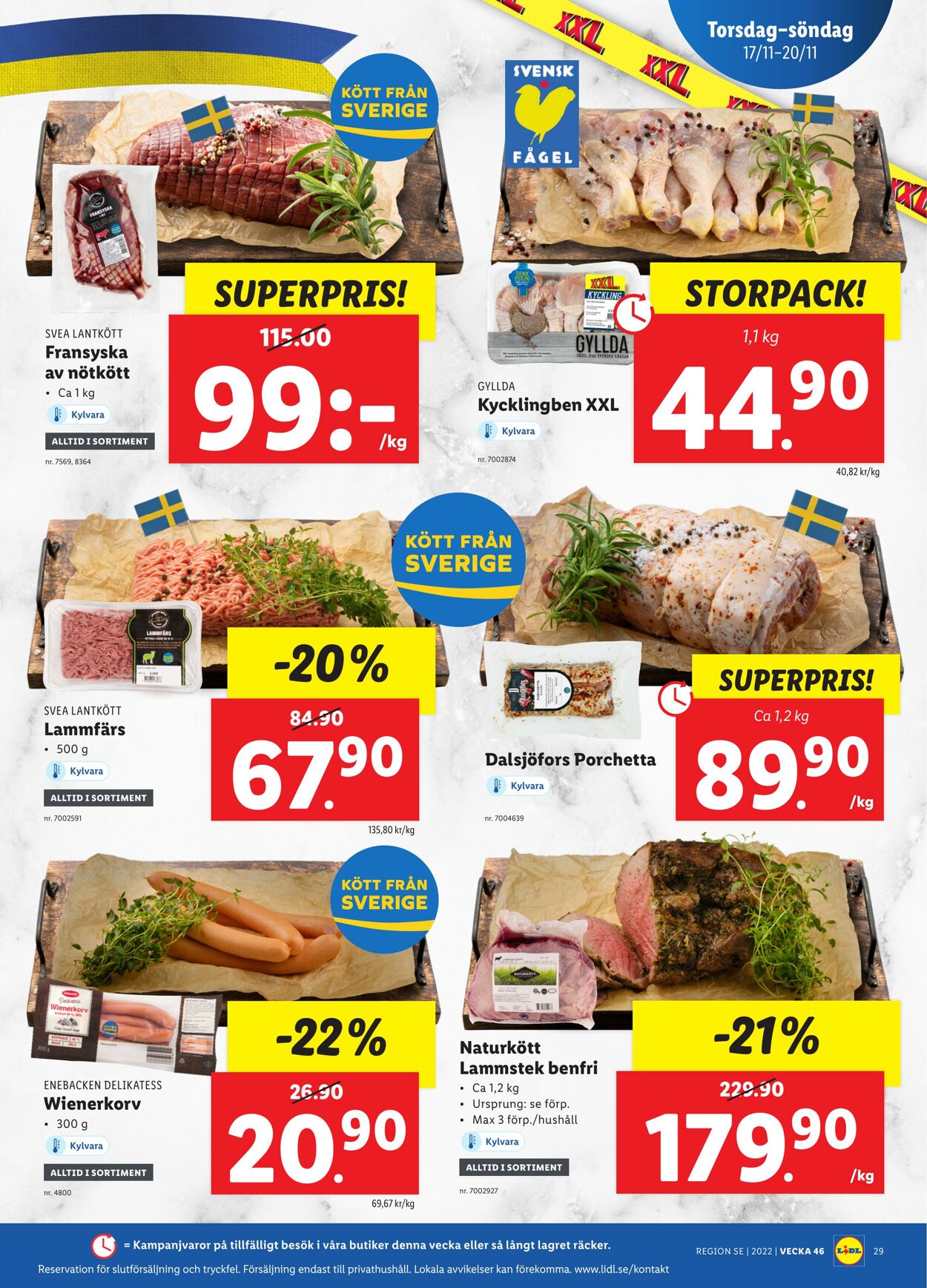 Erbjudanden Lidl 14.11.2022 - 20.11.2022