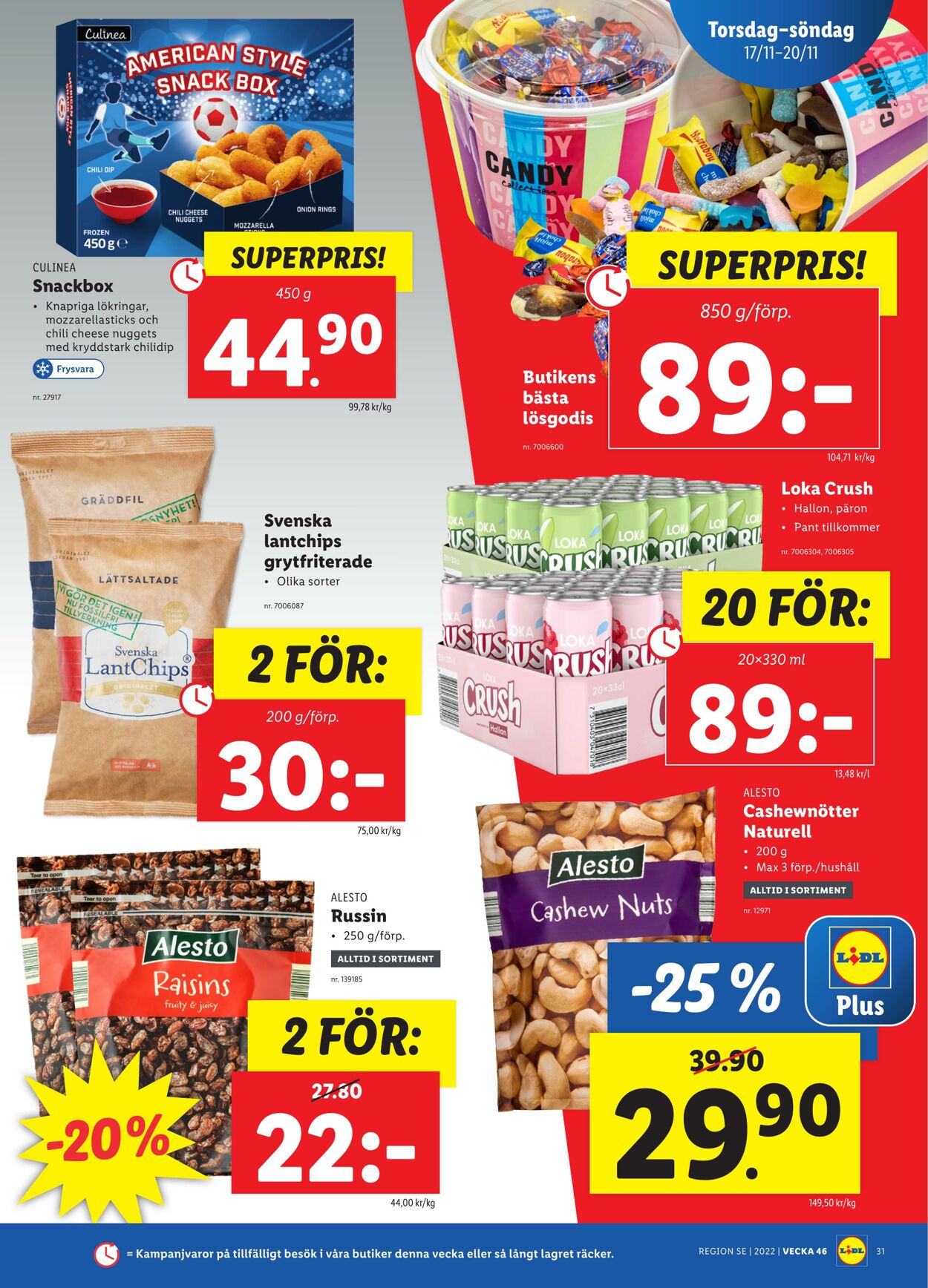 Erbjudanden Lidl 14.11.2022 - 20.11.2022