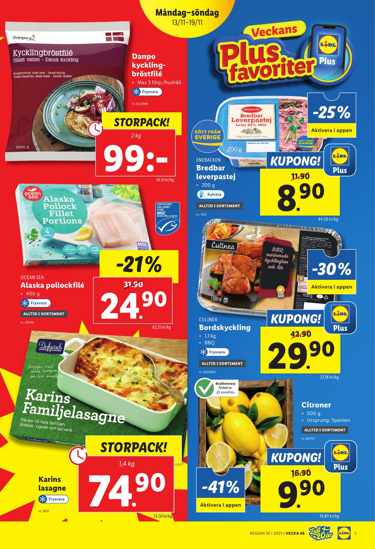 Erbjudanden Lidl 13.11.2023 - 19.11.2023