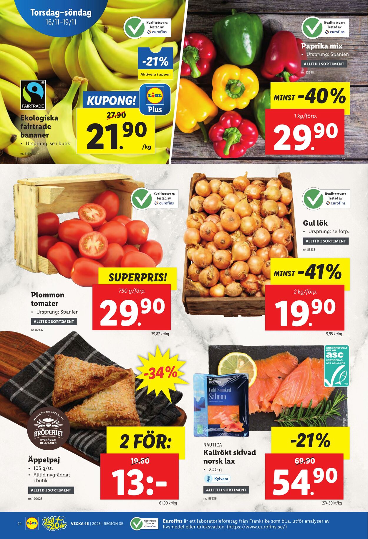 Erbjudanden Lidl 13.11.2023 - 19.11.2023