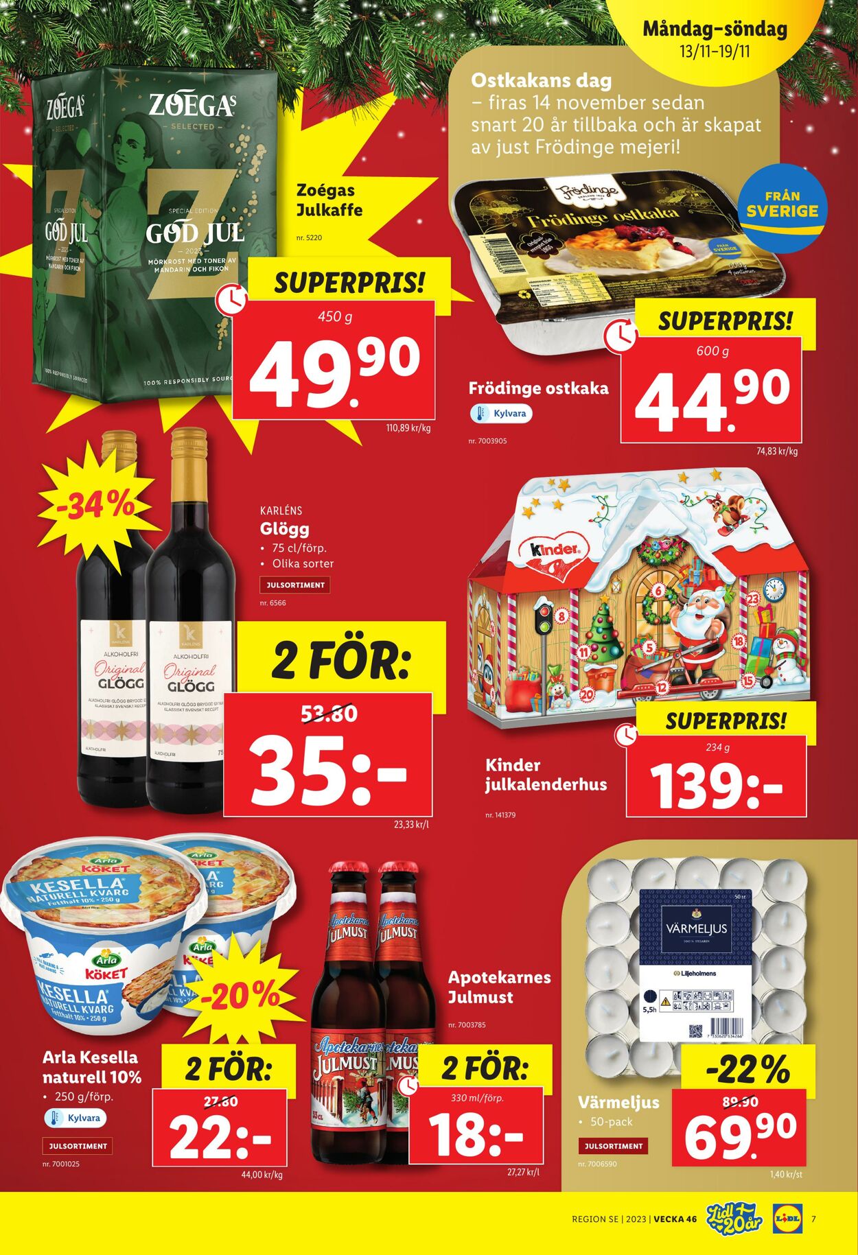 Erbjudanden Lidl 13.11.2023 - 19.11.2023