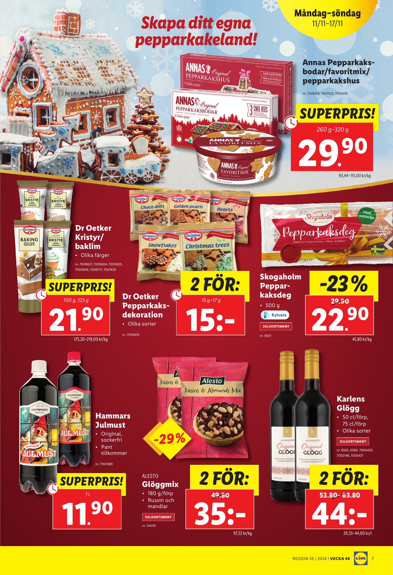 Erbjudanden Lidl 11.11.2024 - 17.11.2024