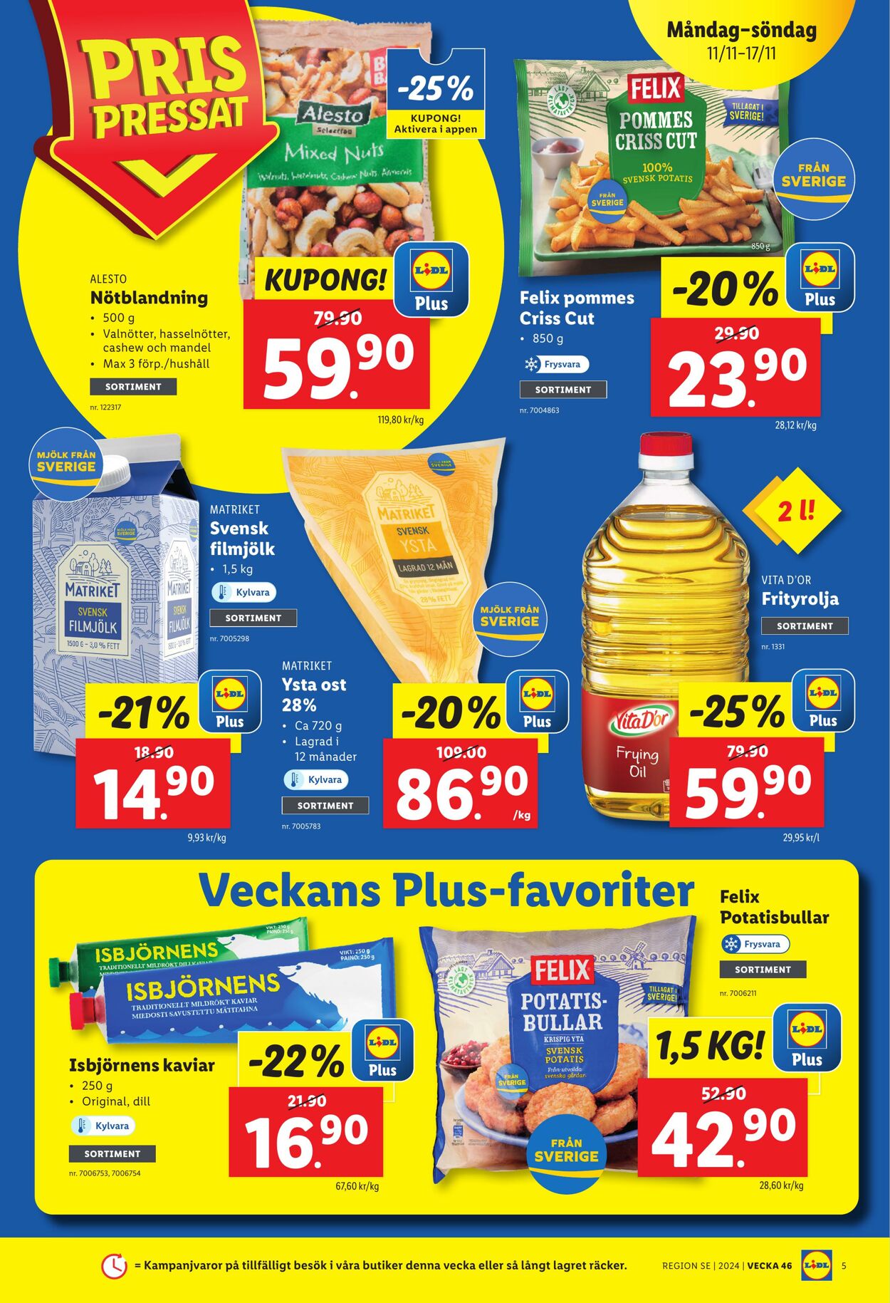 Erbjudanden Lidl 11.11.2024 - 17.11.2024