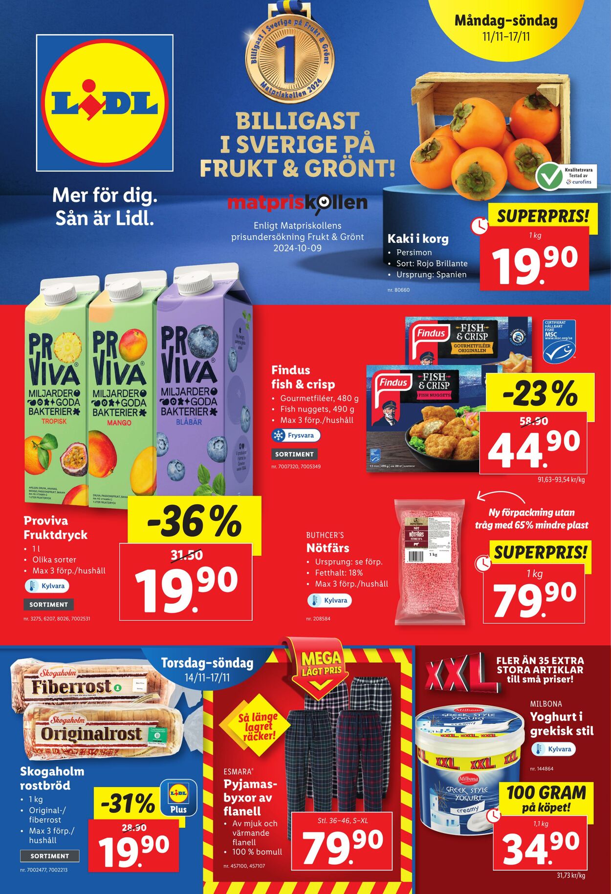 Erbjudanden Lidl 11.11.2024 - 17.11.2024