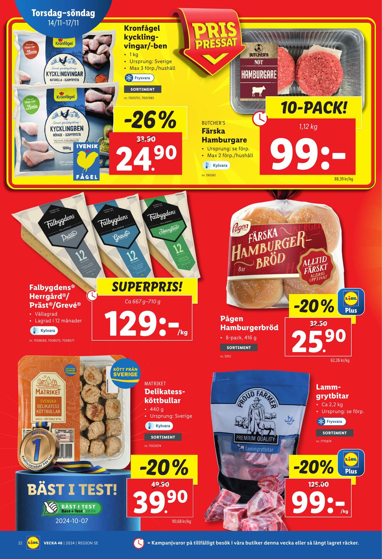 Erbjudanden Lidl 11.11.2024 - 17.11.2024