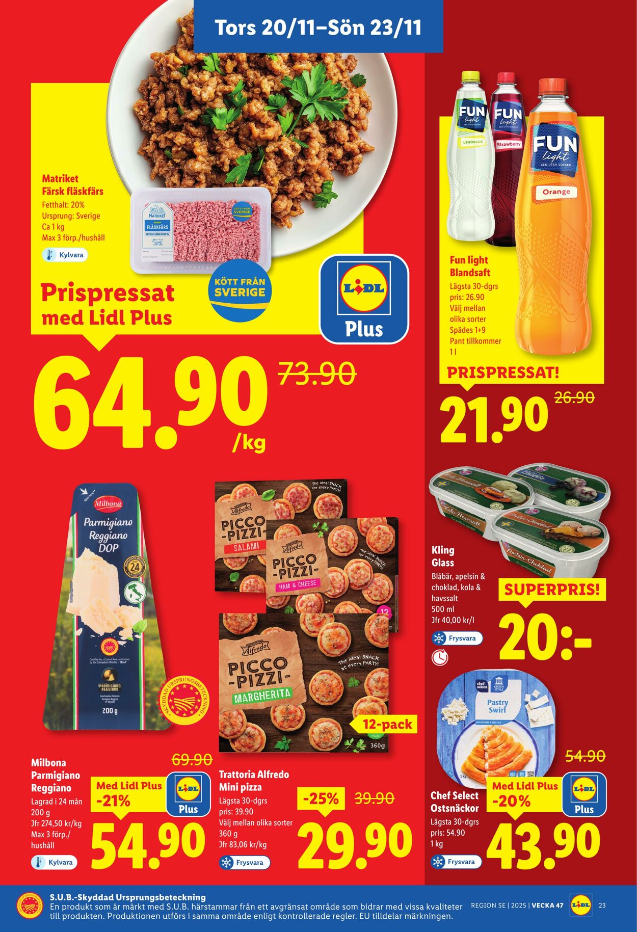 Erbjudanden Lidl 17.11.2025 - 23.11.2025