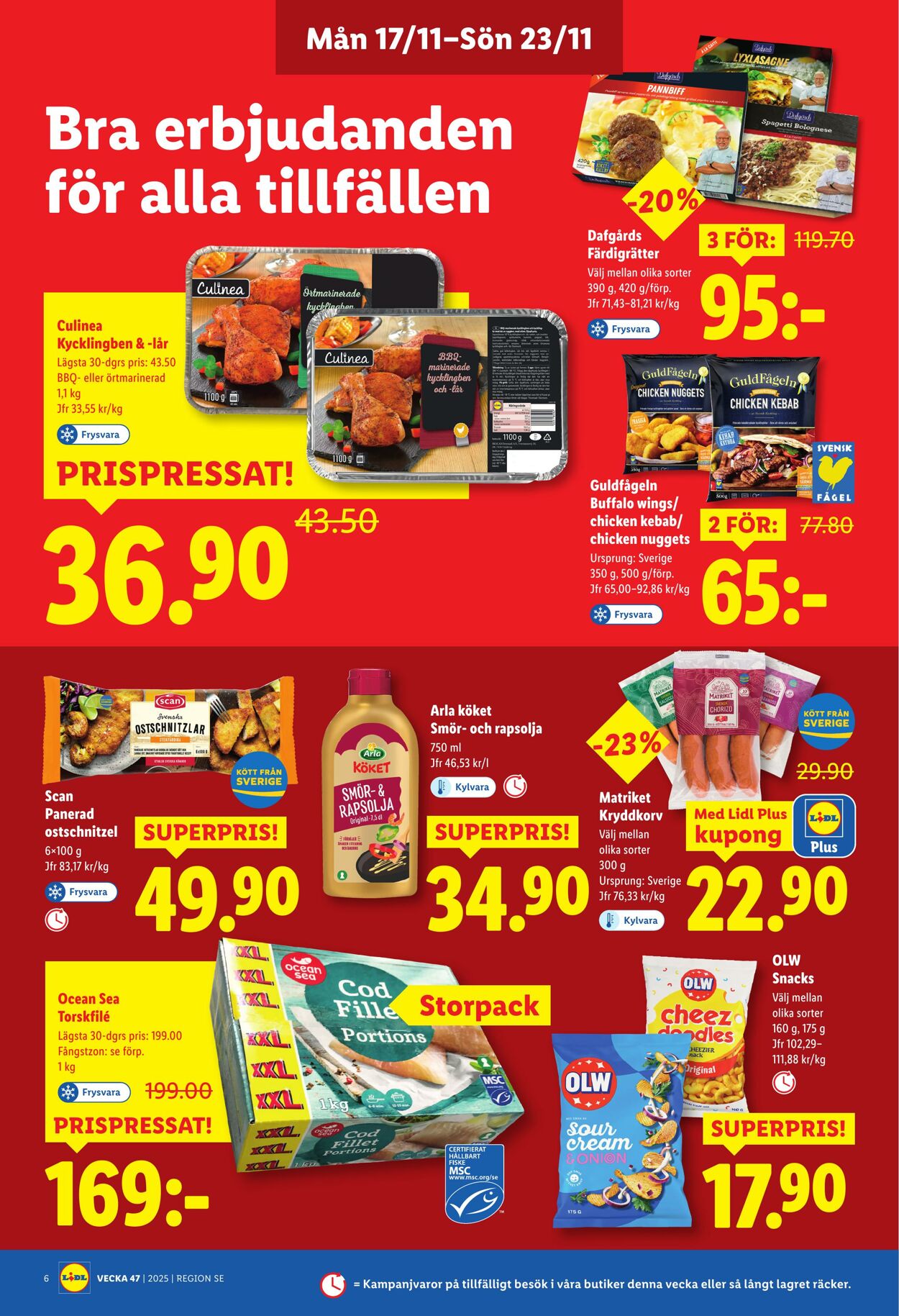 Erbjudanden Lidl 17.11.2025 - 23.11.2025