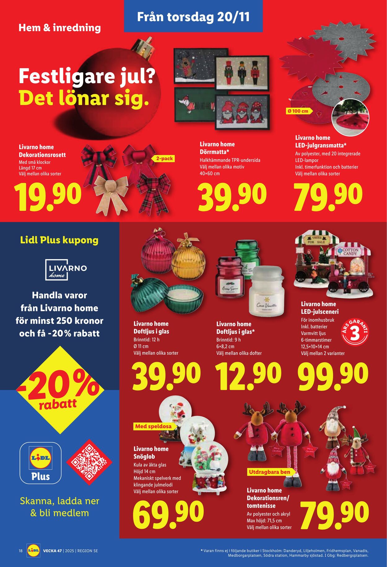 Erbjudanden Lidl 17.11.2025 - 23.11.2025